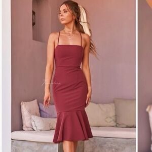 Two Sisters XS Formal Midi Dress